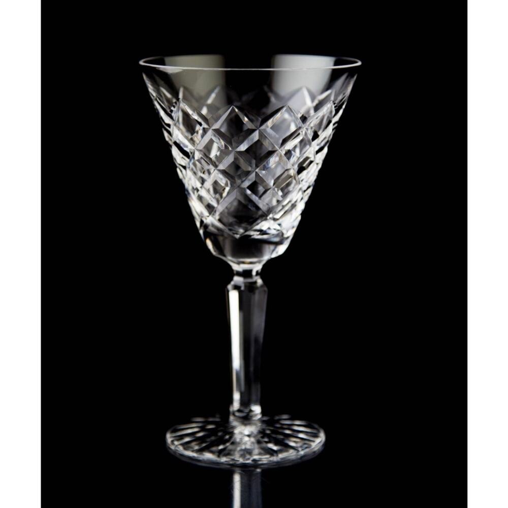 Waterford Tyrone Claret Wine Glass Elegant Vintage Crystal Barware